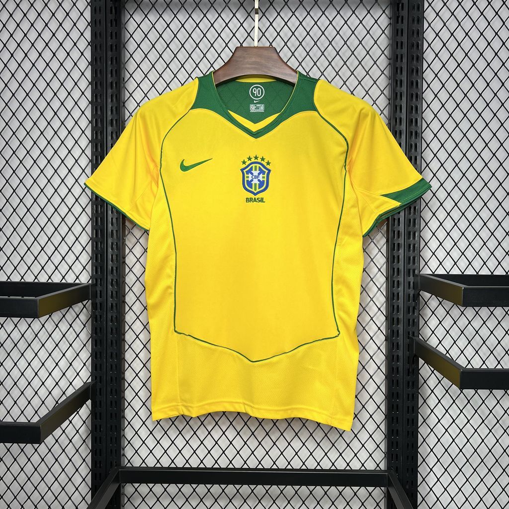 Camiseta retro Brasil 2004